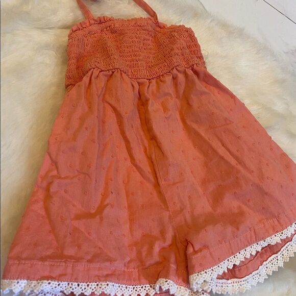 [shabby chic] baby girl halter romper BNWOT #10 - Picture 1 of 8